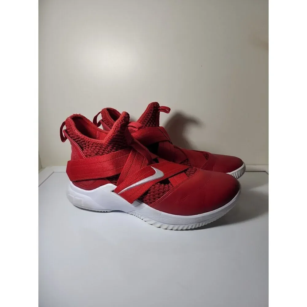 Nike LeBron Soldier 12 TB 'University Red' Men's Size 11.5